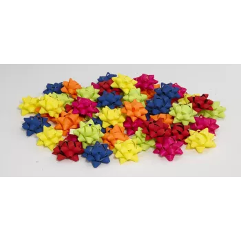 C.E. Pattberg Matte Multicolor Geschenkschleifen 10 mm x 0,95 m (12er-Pack)