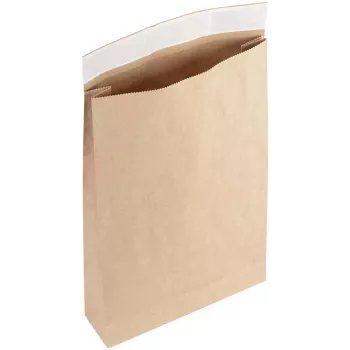 Vereinigte Papierwarenfabriken Classic Faltenversandtasche ca. DIN B3 ohne Fenster Braun mit 10,0 cm Falte (2FVMF000505)