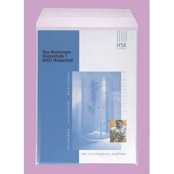 Vereinigte Papierwarenfabriken Poly Mailers DIN C4 ohne Fenster transparent 100 Stück
