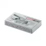 Novus No.111 Heftklammern - 4 mm - 2000 Stück - 15 Blatt - Metall - Grau