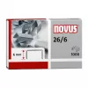Novus Dahle Novus 26/6 Heftklammer-Pack - 6 mm - 1000 Heftklammern - verzinkter Stahl - Silber