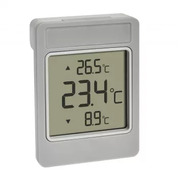 TFA WINDOO Digitales Fensterthermometer Silber (30.1067.15)