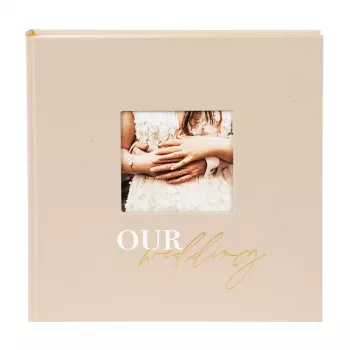 Goldbuch Our Wedding Fotoalbum 30x31 cm 60 weiße Seiten Hochzeit 08038