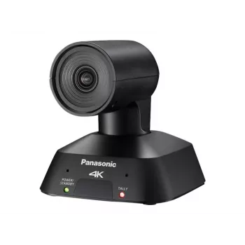 Panasonic AW-UE4KG 4K PTZ Konferenzkamera mit 24-fachem optischem Zoom, PoE+, Schwarz