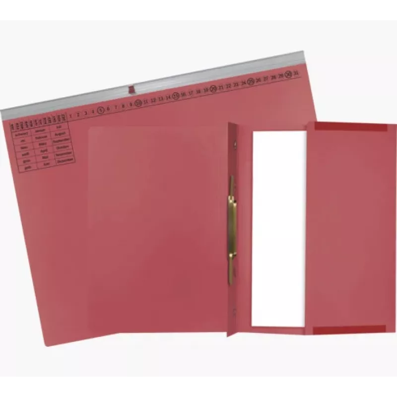 Exacompta 370103B Sammelmappe A4 Rot Karton 320 g/m²