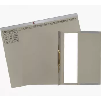 Exacompta 370110B Ordner - Karton - Grau - 320 g/m² - 265 x 316 mm