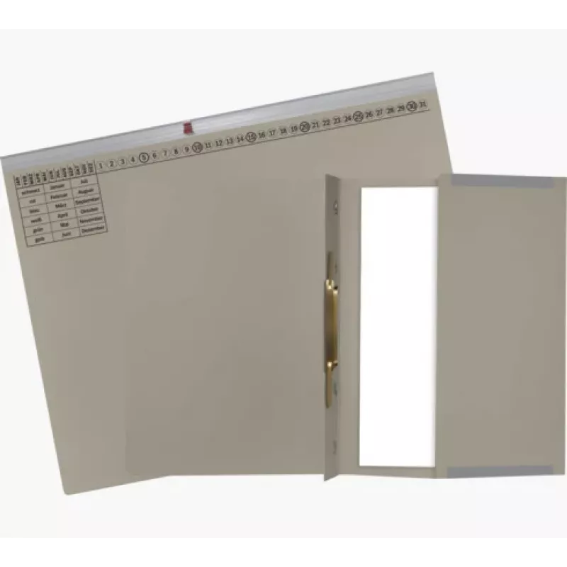 Exacompta 370110B Ordner - Karton - Grau - 320 g/m² - 265 x 316 mm