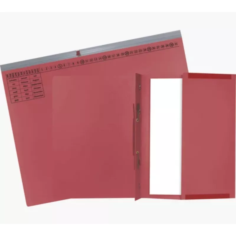 Exacompta 370203B Conventional File Folder - Cardboard - Red - 320 g/m² - 265 x 316 mm - A4