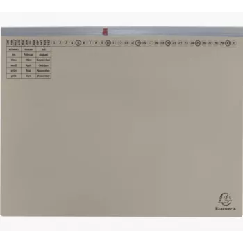 Exacompta 370210B Ordner - Karton - Grau - 320 g/m² - 265 x 316 mm - A4