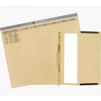 Exacompta 370222B Ordner - Karton - 320 g/m² - 265 x 316 mm - Blau - 1 Stück