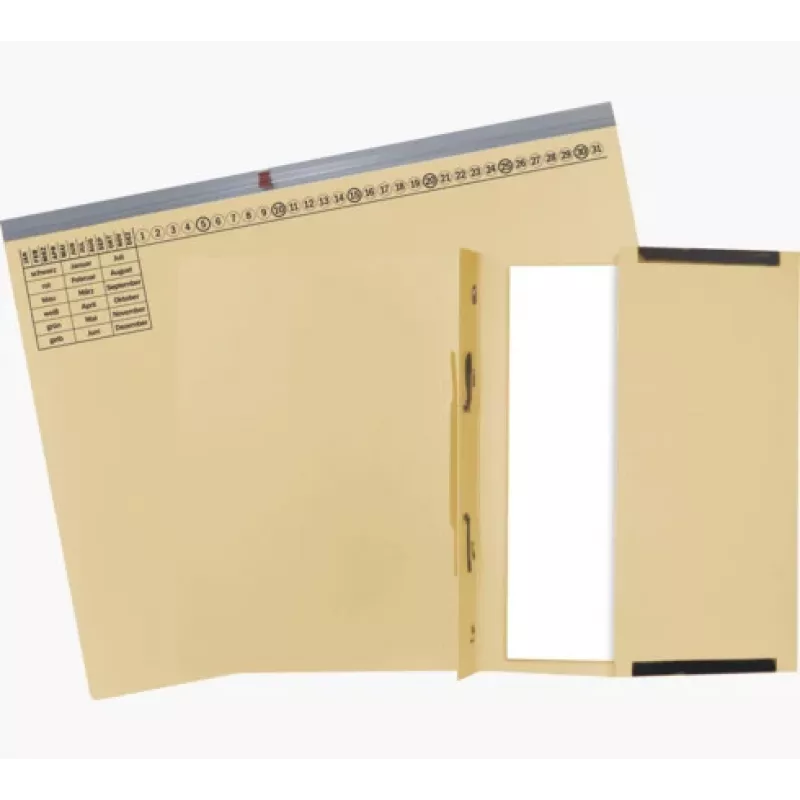 Exacompta 370222B Ordner - Karton - 320 g/m² - 265 x 316 mm - Blau - 1 Stück
