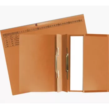 Exacompta 370409B Conventional Document Folder - Karton - Orange - 320 g/m² - 265 mm - 316 mm