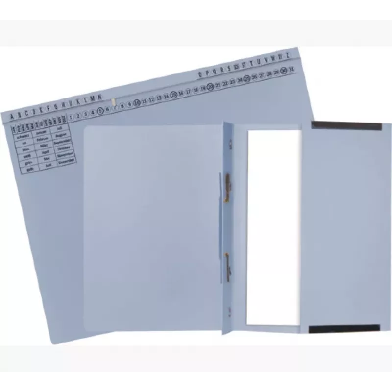 Exacompta 371106B Conventional File Folder - Cardboard - Blue - 320 g/m² - 265 mm - 316 mm