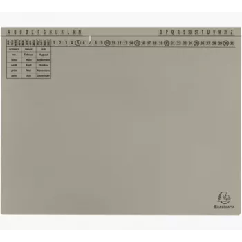 Exacompta 371110B Aktenordner - Karton - Grau - 320 g/m² - 265 x 316 mm