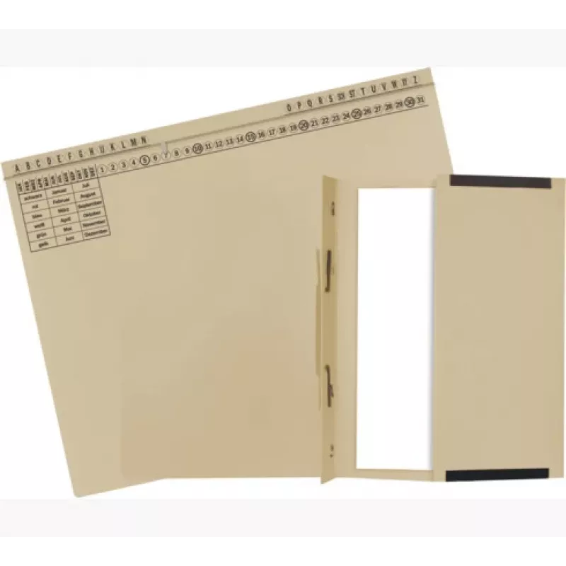 Exacompta 371122B Dokumentenmappe - Karton - 320 g/m² - A4 - Blau - 1 Stück