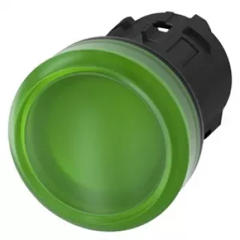 Siemens SIRIUS ACT 3SU1001-6AA40-0AA0 Grüne LED-Anzeigeleuchte 22mm rund 24V AC/DC Schraubanschluss