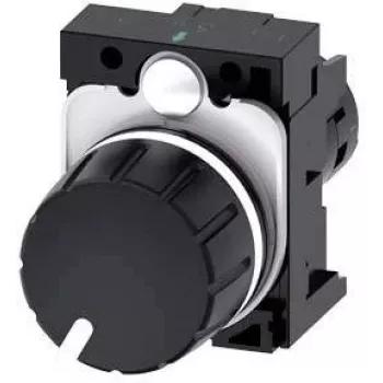 Siemens 3SU1200-2PS10-1AA0 SIRIUS ACT Potentiometer 10 kOhm, 22 mm, Schwarz, Schraubklemme