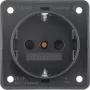 Berker Schuko-Steckdose 941952505 Anthrazit Matt