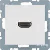 Berker 3315438989 HDMI-Einsatz, Weiß