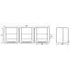 JUNG SCHUKO Steckdose 3-fach 16A 250V 8230 NAW Alpine White