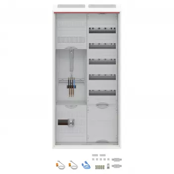 Striebel & John APZDA27CB Zählerschrank, Aufputz, IP44, 3-Punkt-Verriegelung, 1100x550 mm, RAL 9010