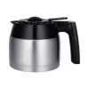 Steba KM F3 Thermo Filterkaffeemaschine, 1,25 l, 1000 W, Edelstahl/Schwarz