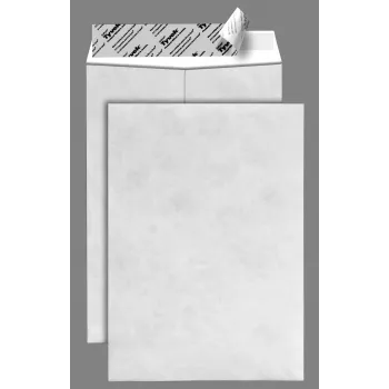 Bong Tyvek Taschen-Versandtasche DIN C4 fensterlos weiß 20 Stück - 55 g/m²
