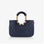 Reisenthel loopshopper M Frame Rhombus Midnight Gold Einkaufskorb