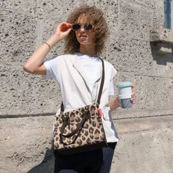 Reisenthel dailyshopper XS Leo Macchiato Einkaufstasche