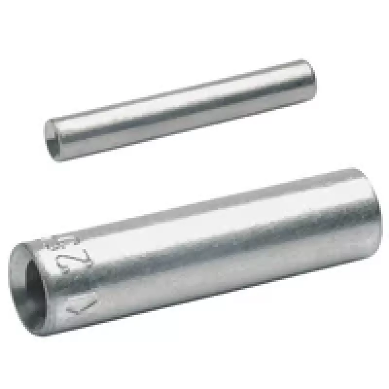 KLAUKE SV1525 Unisolierte Stoßverbinder, 1,5-2,5 mm², verzinntes Kupfer, 100 Stück