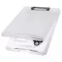 MAPED The Clip Klemmbrett H2532010 DIN A4 durchscheinend weiß Kunststoff