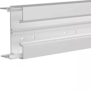 Hager BRH6517019016 Brüstungskanal-Unterteil Front-Schnappverschluss 65x170mm 2m Reinweiß