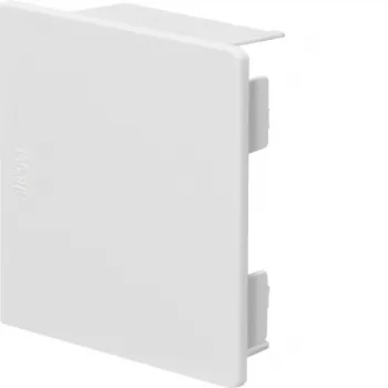 HAGER Endstück LF6006069016 60x57mm Verkehrsweiß (RAL 9016) für Tehalit LF Kabelkanal