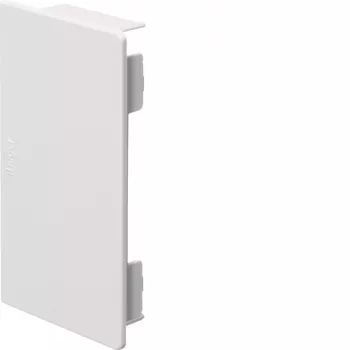 HAGER Endkappe LF6011069016 60x110mm Verkehrsweiß (RAL 9016) für Tehalit LF Kabelkanal