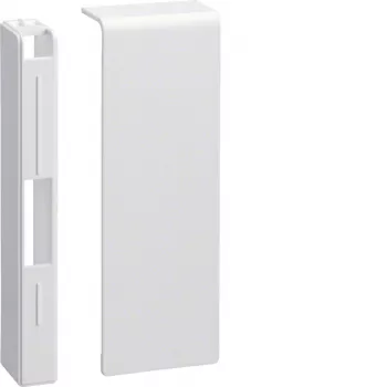 HAGER Endkappe SL2011569016 SL 20x115mm Verkehrsweiß (RAL 9016) für Tehalit SL Kabelkanal