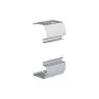 Hager BRS651709 Kupplungspaar für BRS 65x170 Kanal, Stahlblech, Weiß