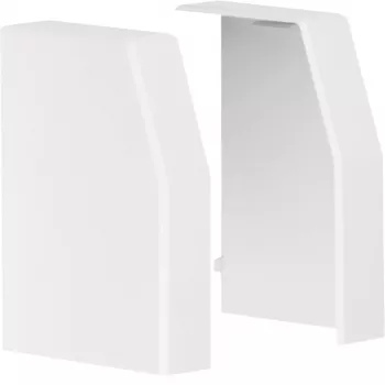 Hager Endkappe für Kabelkanal RK 110, 110x60mm, Reinweiß (RAL 9010), Paar