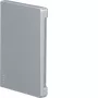 HAGER Abschlussstück halogenfrei BR 65x100mm Abdeckbreite 80mm lackiertes Aluminium (BR651006LAN)