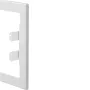 Hager BR65130W9016 Wandanschlussabdeckung Stahl BR/A/S 68x130 OT80mm Verkehrsweiß 1
