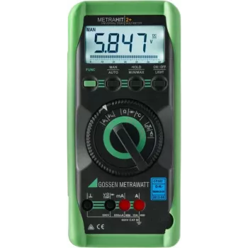 GMC Instruments METRAHIT 2+ Digitalmultimeter 6000 Digits True RMS CAT III 600V / CAT II 1000V