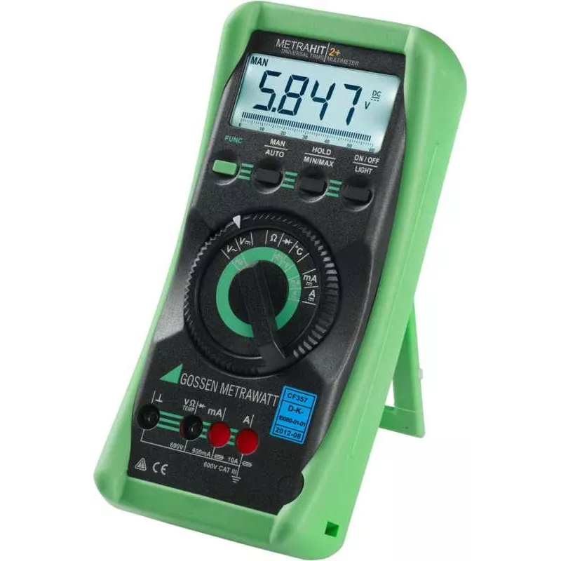 GMC Instruments METRAHIT 2+ Digitalmultimeter 6000 Digits True RMS CAT III 600V / CAT II 1000V
