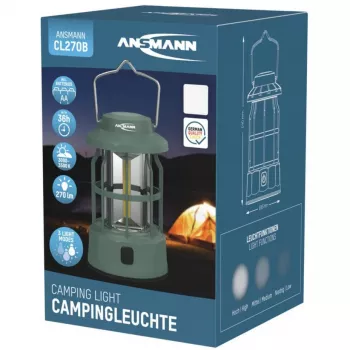 ANSMANN CL270B COB LED Camping Laterne 270 lm