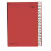 PAGNA Schreibtisch-Organizer 32 Fächer - A4 - Karton - Rot - Hochformat - 340 mm - 40 mm