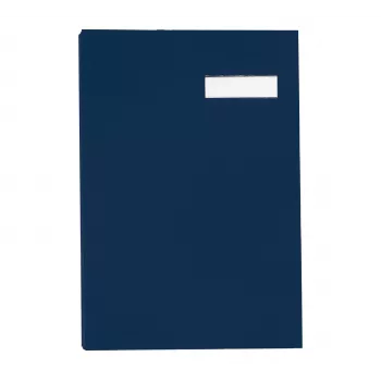 Pagna Classic Hebeldeckel-Ordner A4 80 mm blau Stoffbezug