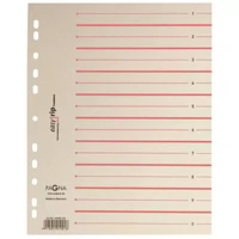 PAGNA 100 Trennblätter Easy Rip A4 Beige