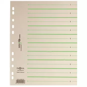 PAGNA 100 Trennblätter Easy Rip A4 Beige