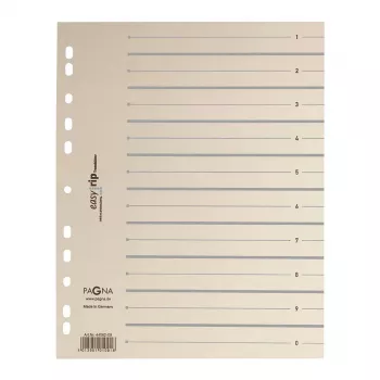 Pagna 100 Easy Rip Trennblätter A4 Beige