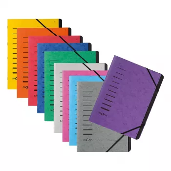 PAGNA 40059-12 A4 Orange Elastic Band Document Folder 320x245x5 mm