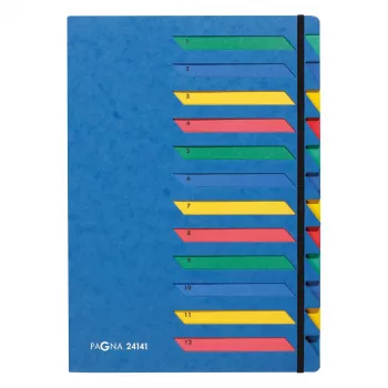 Pagna 24141-02 Dokumentenmappe A4 Blau Karton 10 mm Rücken