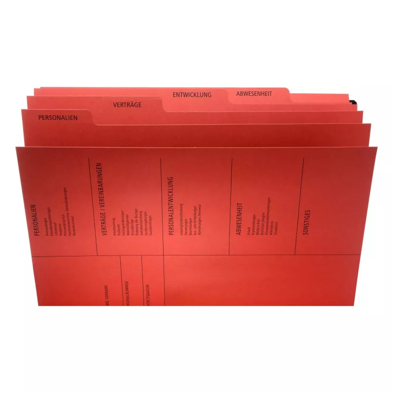 PAGNA 44105-01 Ordner konventionell - A4 - Karton - Rot - 3 Klappen - 245